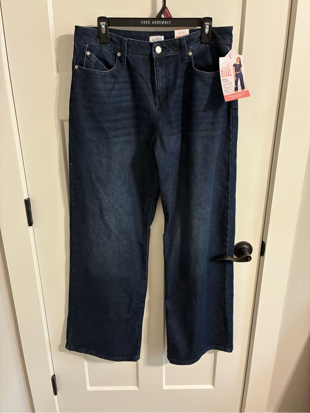 Bobbi Brown Indigo Wide-Leg Jeans